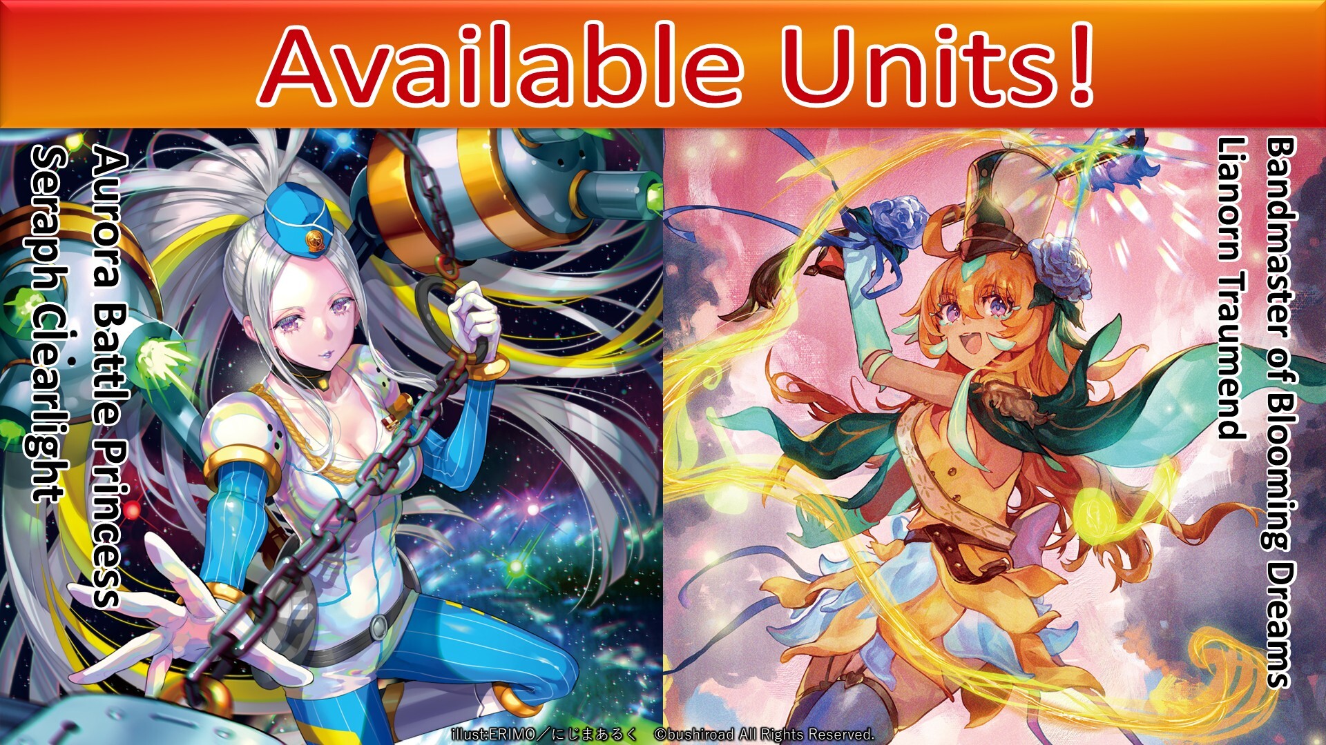 Look forward to units like 