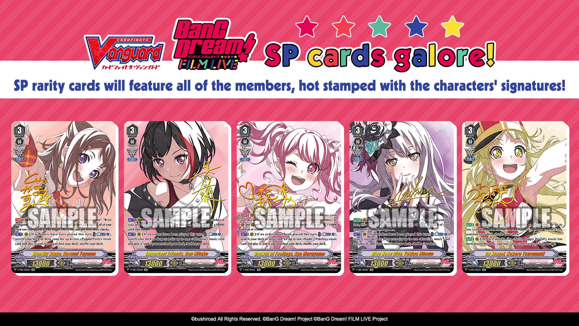 Card Fight!! Vanguard Title Booster Pack Vol.1 BanG Dream! Film