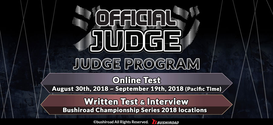 Bushiroad Judge Program